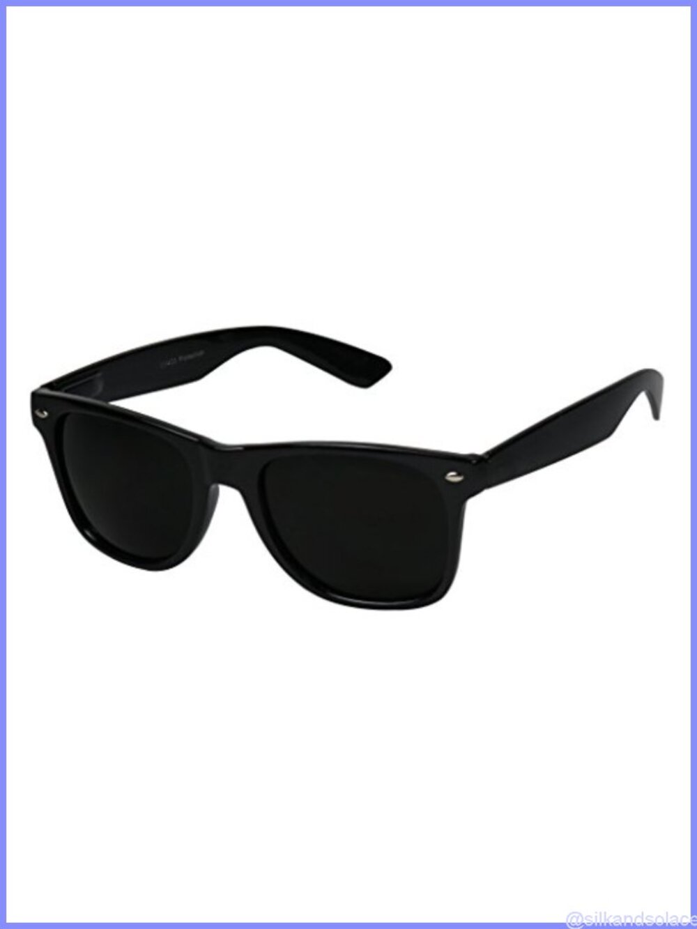 UV400 Protection Super Dark Round Sunglasses Spring Hinge Retro 80s Shades